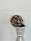 Festive Furry Delight: 4.5-Inch Christmas Fuzzy Animal Print Ornament Ball-(133099)